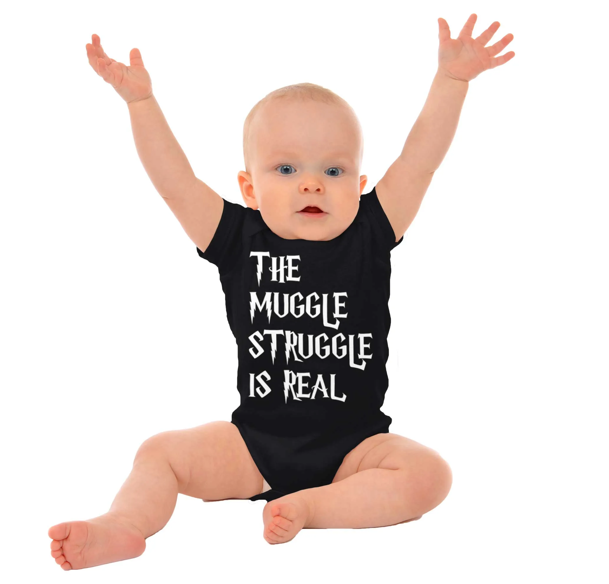 Muggle Struggle Is Real Romper Bodysuit