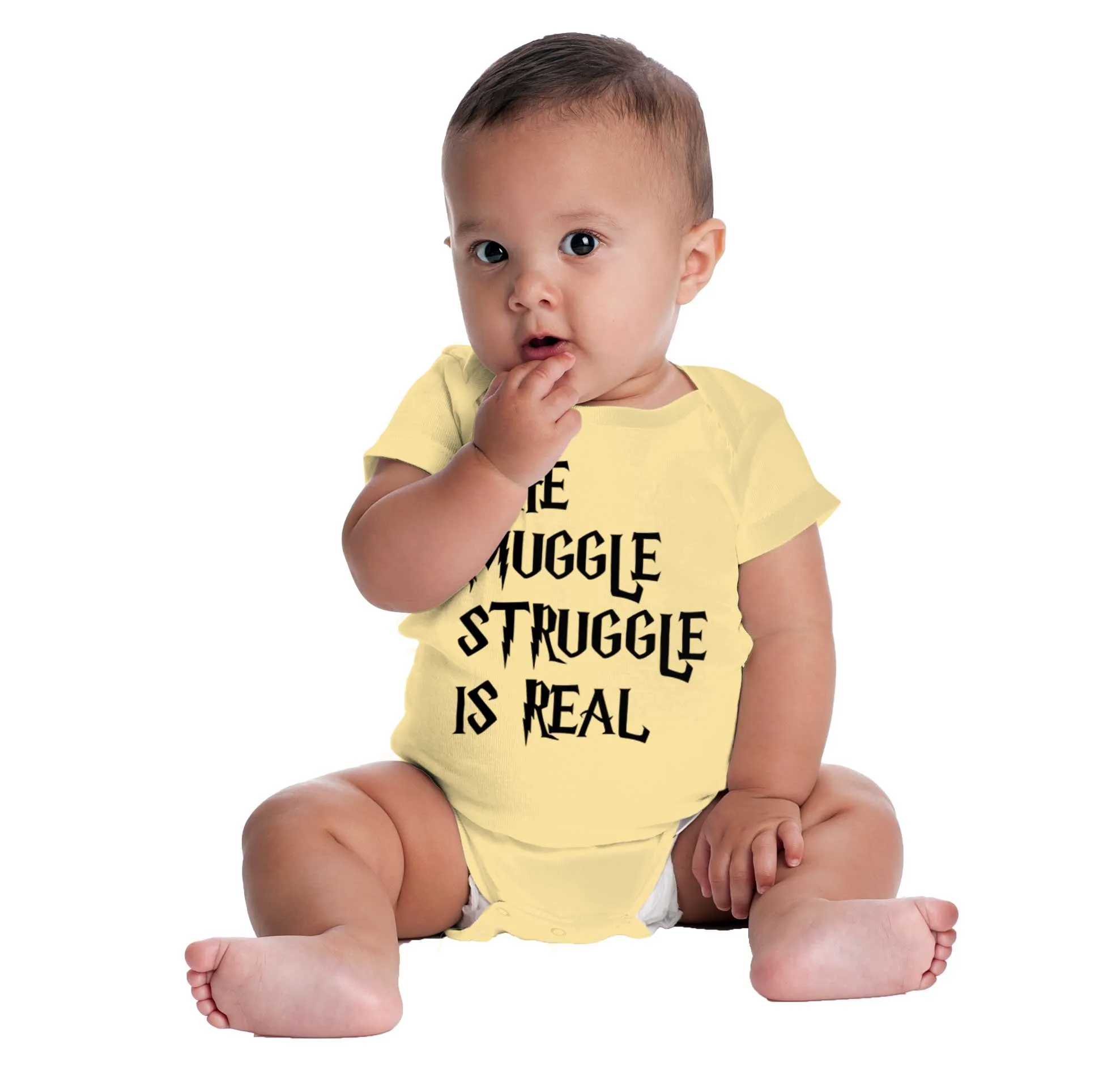 Muggle Struggle Is Real Romper Bodysuit
