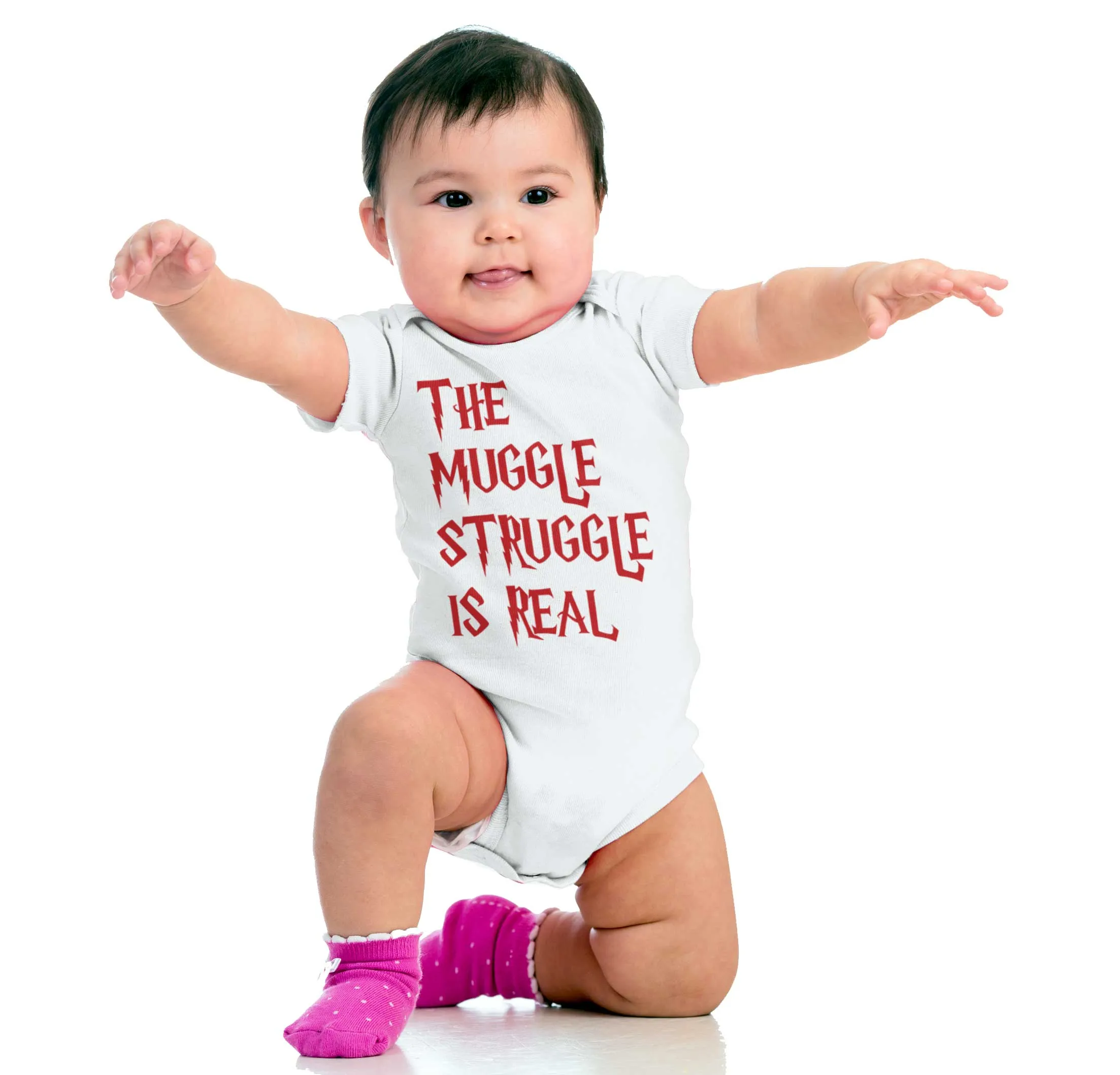 Muggle Struggle Is Real Romper Bodysuit
