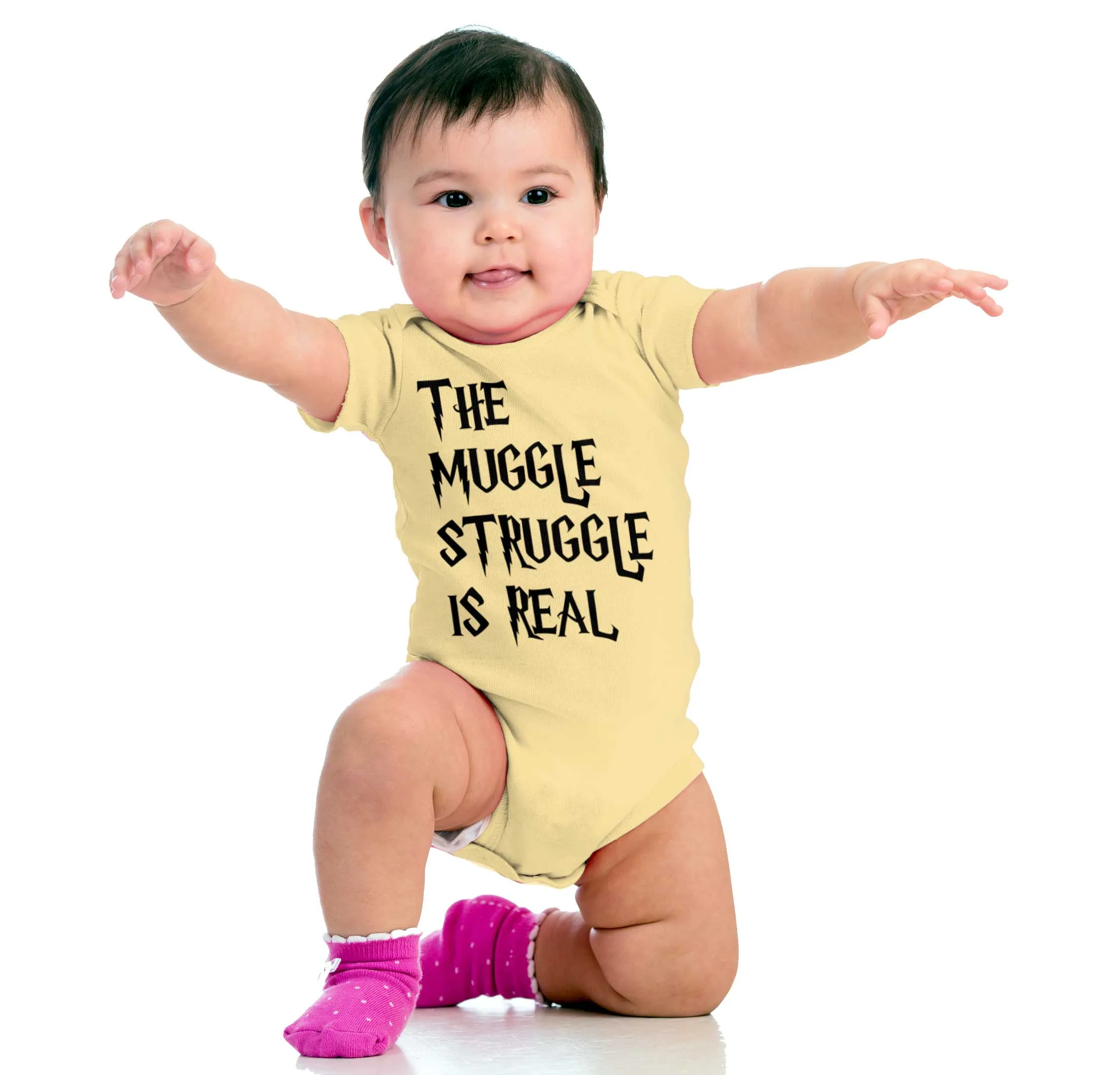 Muggle Struggle Is Real Romper Bodysuit