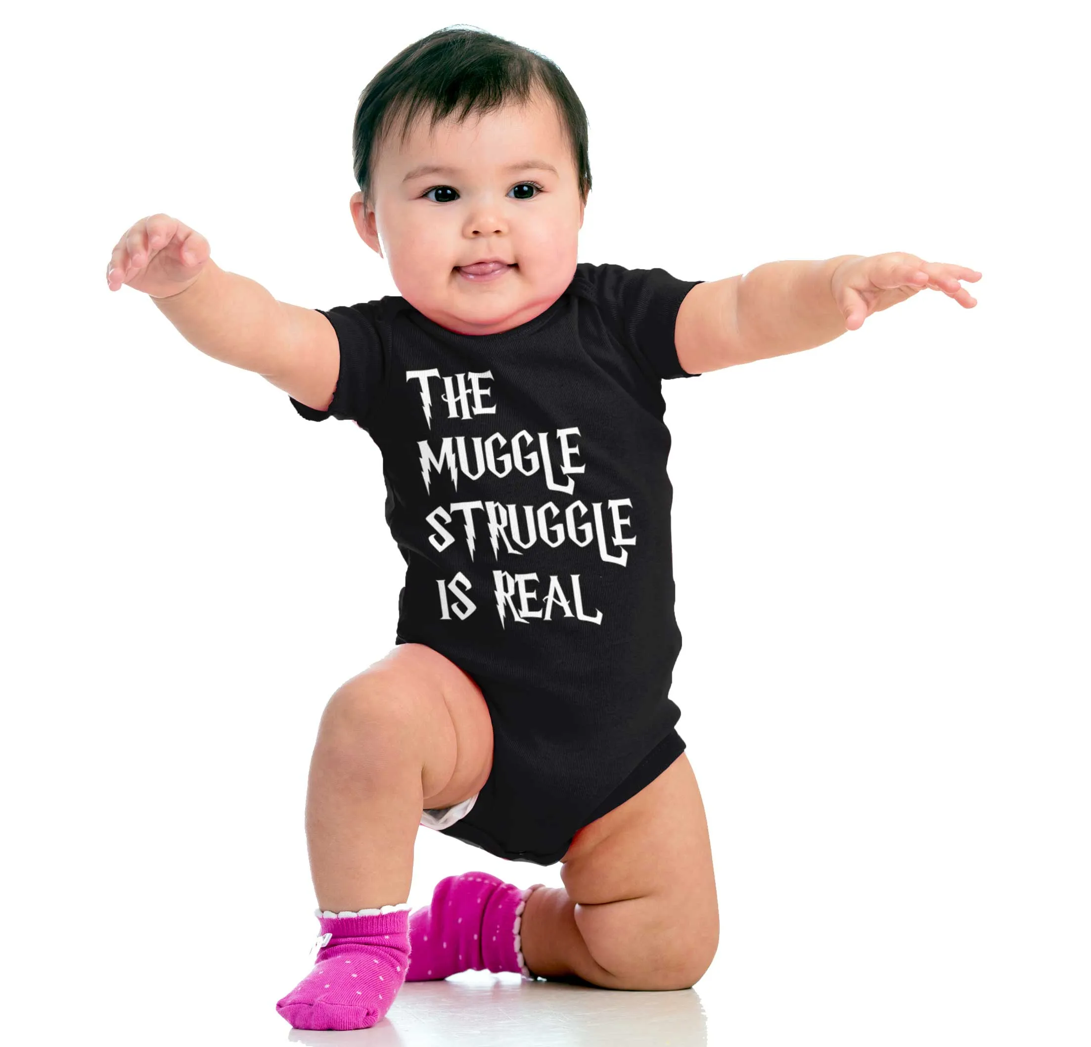 Muggle Struggle Is Real Romper Bodysuit