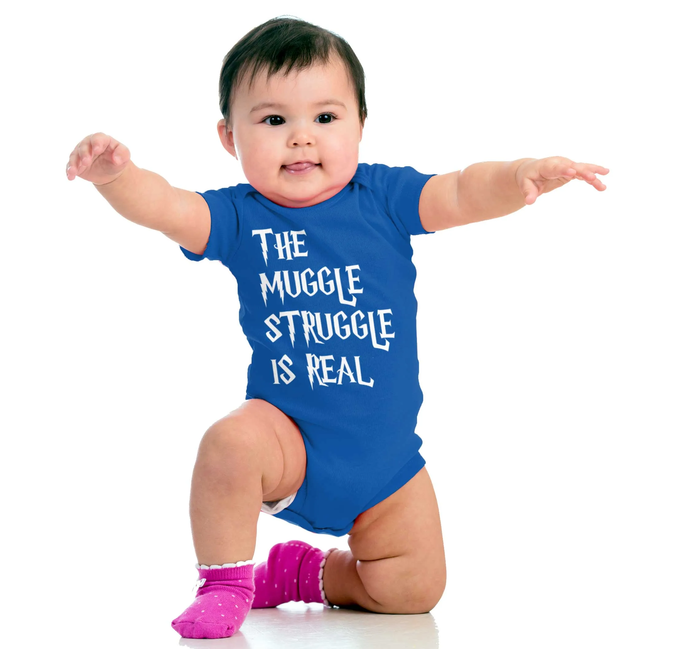 Muggle Struggle Is Real Romper Bodysuit