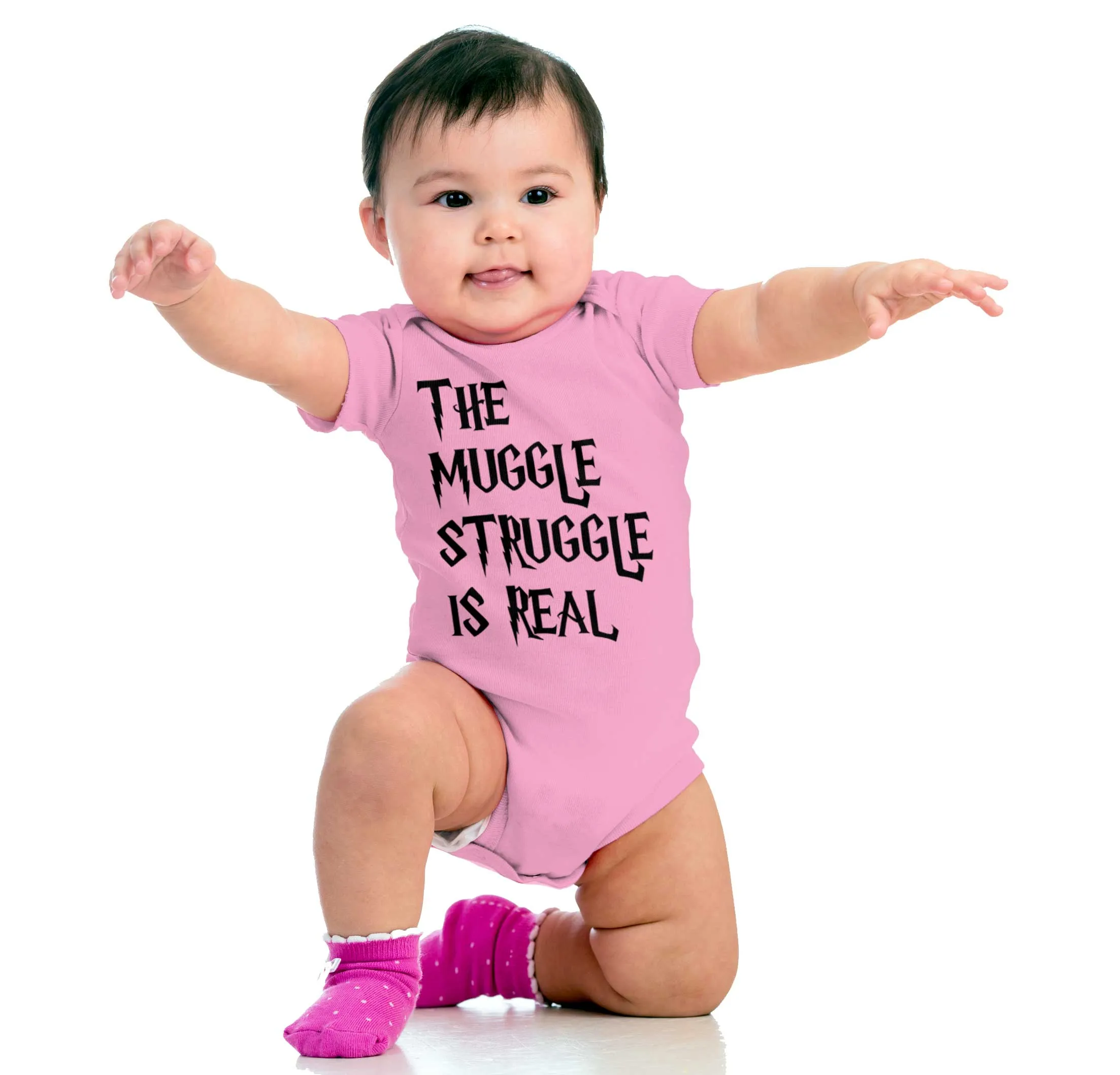 Muggle Struggle Is Real Romper Bodysuit