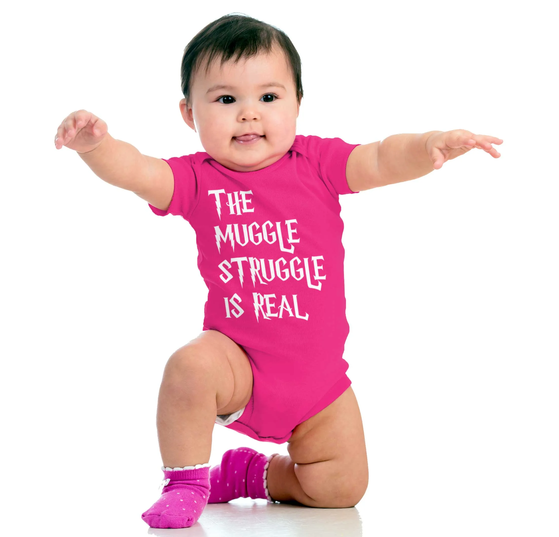 Muggle Struggle Is Real Romper Bodysuit