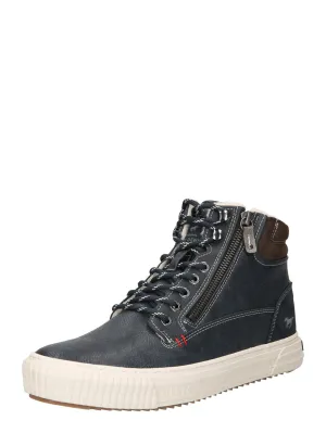Mustang High Top Sneakers, Marine Blue