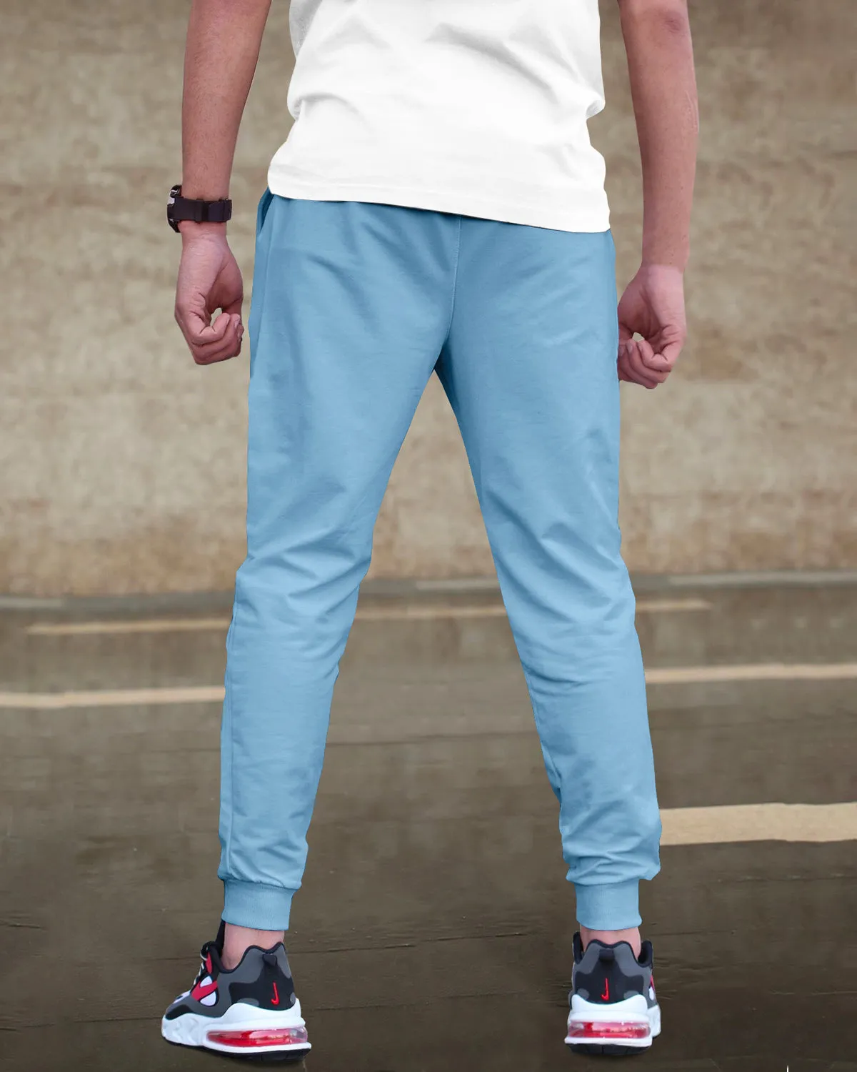 NewYork Word Trackpan For Men / Sky Blue