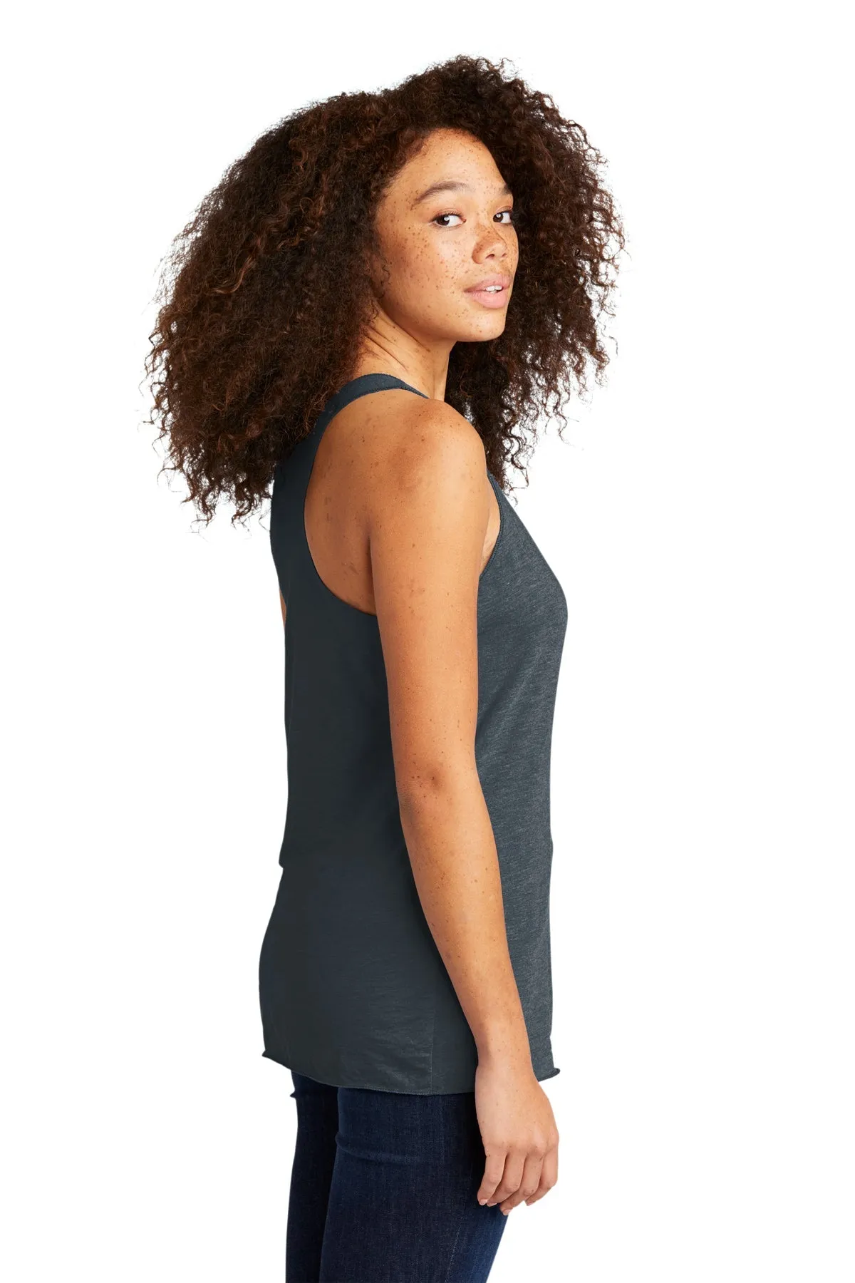 Next Level Women's Racerback Custom Tanks, Indigo