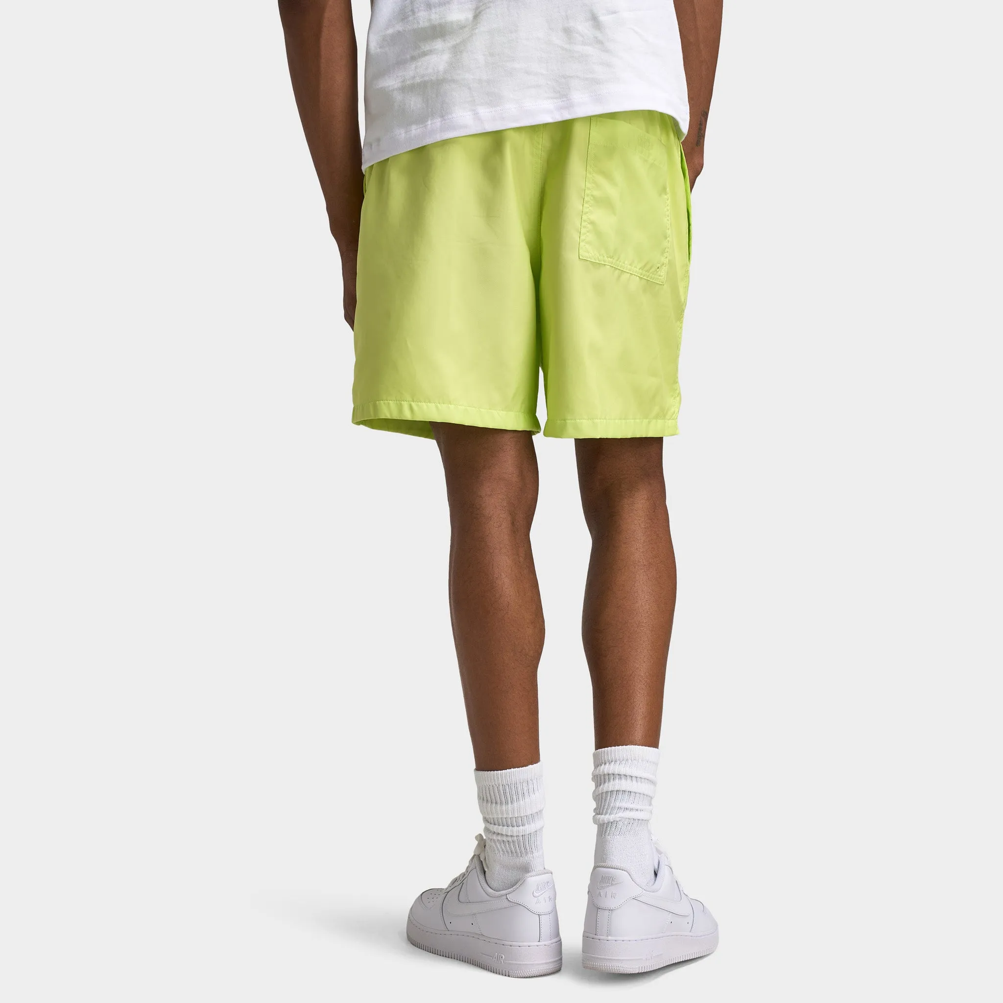 Nike Club Flow Shorts Light Lemon Twist / White