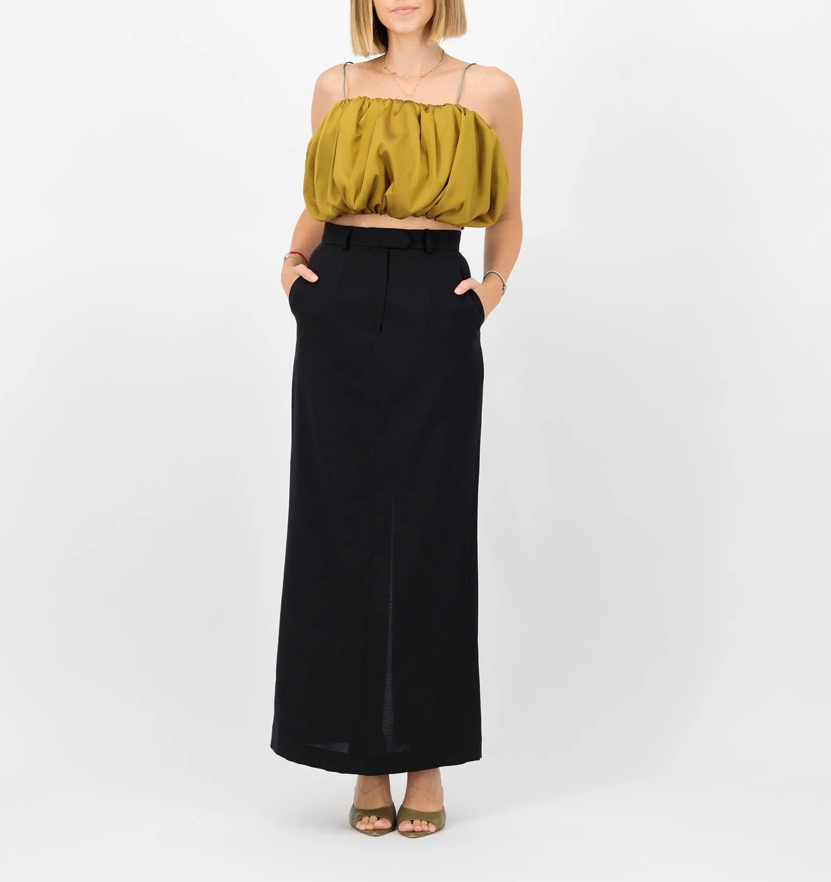 Olive bubble top