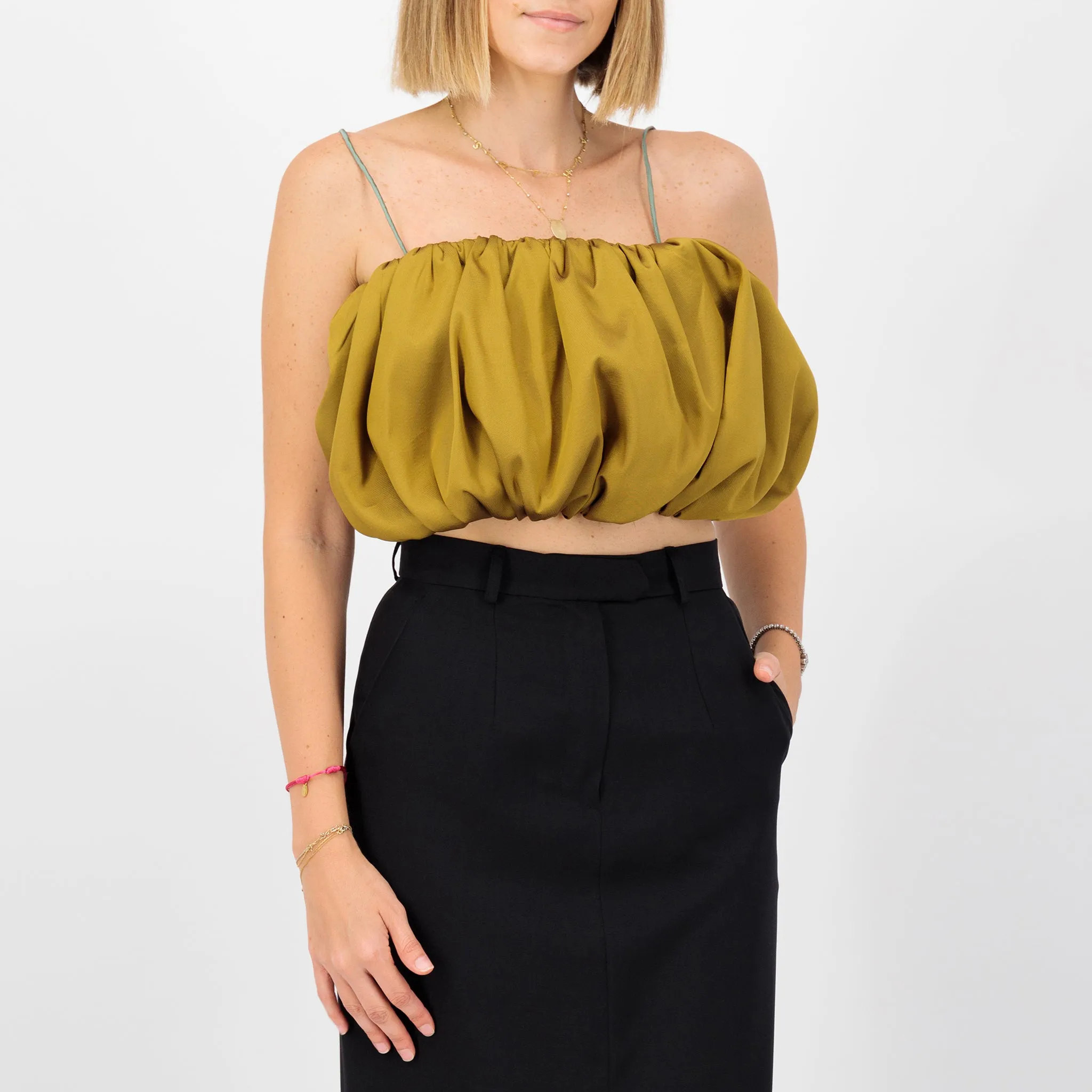 Olive bubble top