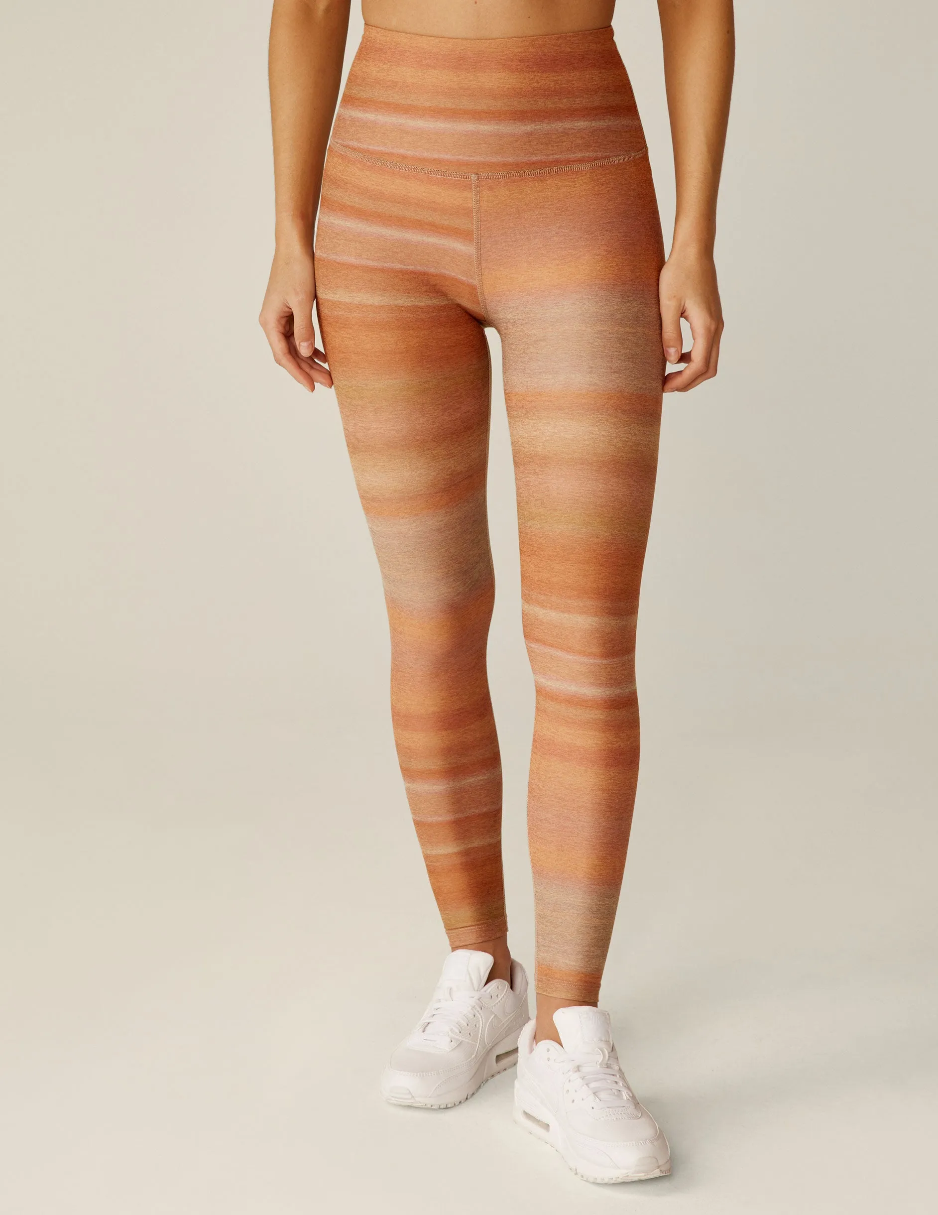 Ombre Stripe SoftMark Caught in the Midi High Waisted Midi Legging