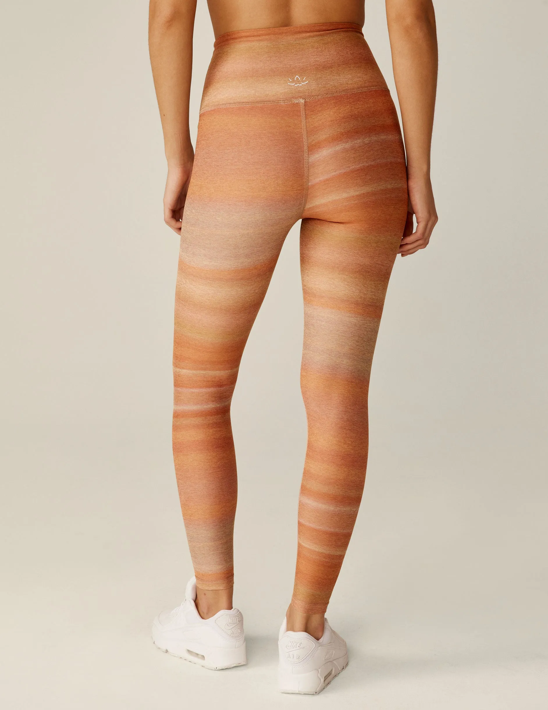 Ombre Stripe SoftMark Caught in the Midi High Waisted Midi Legging