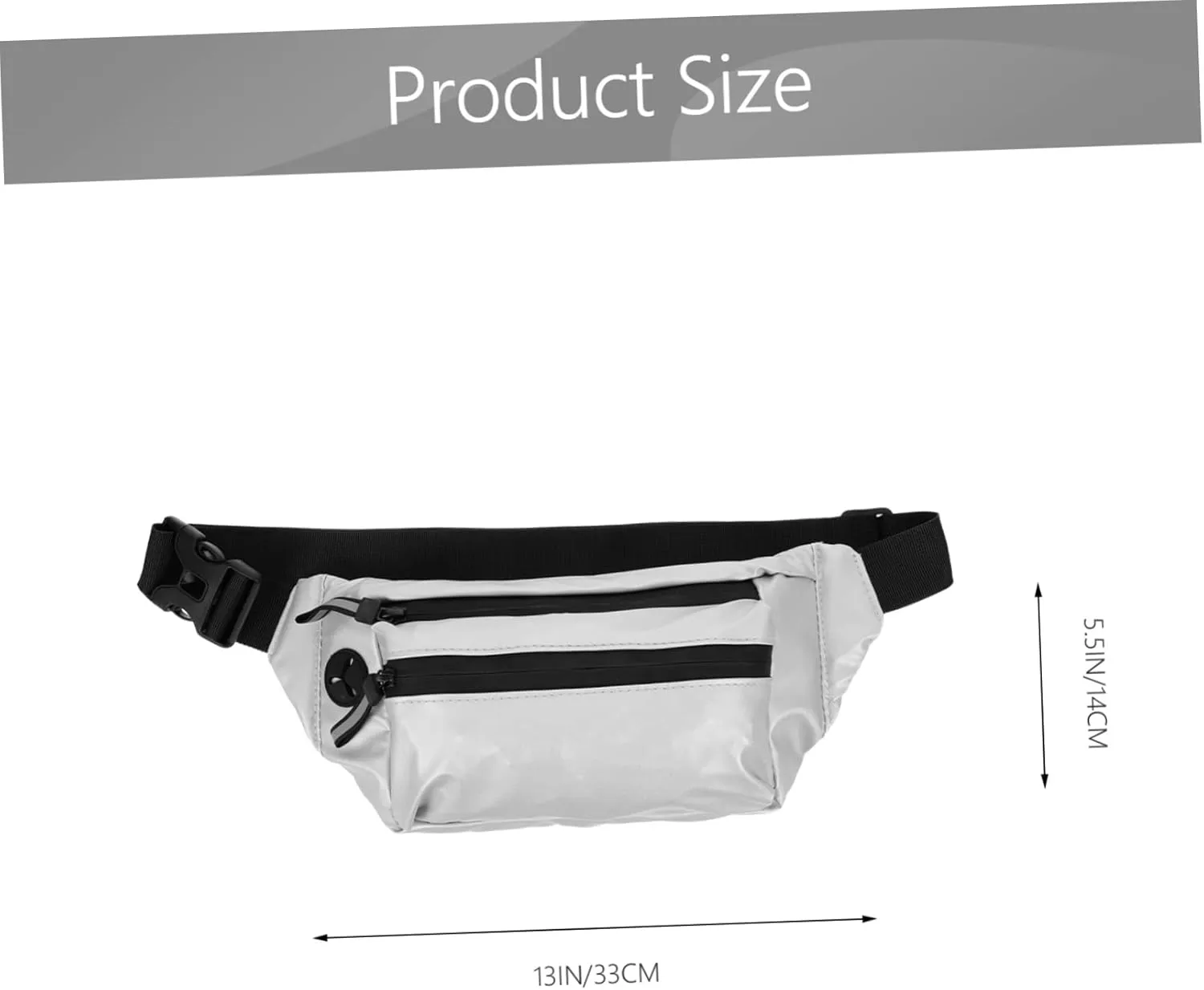 Outdoor Chest Pack Men's Fanny Pack Phone Pouch Oxford Cloth Crossbody Bag Comfortable Shoulder Belt for -day Use