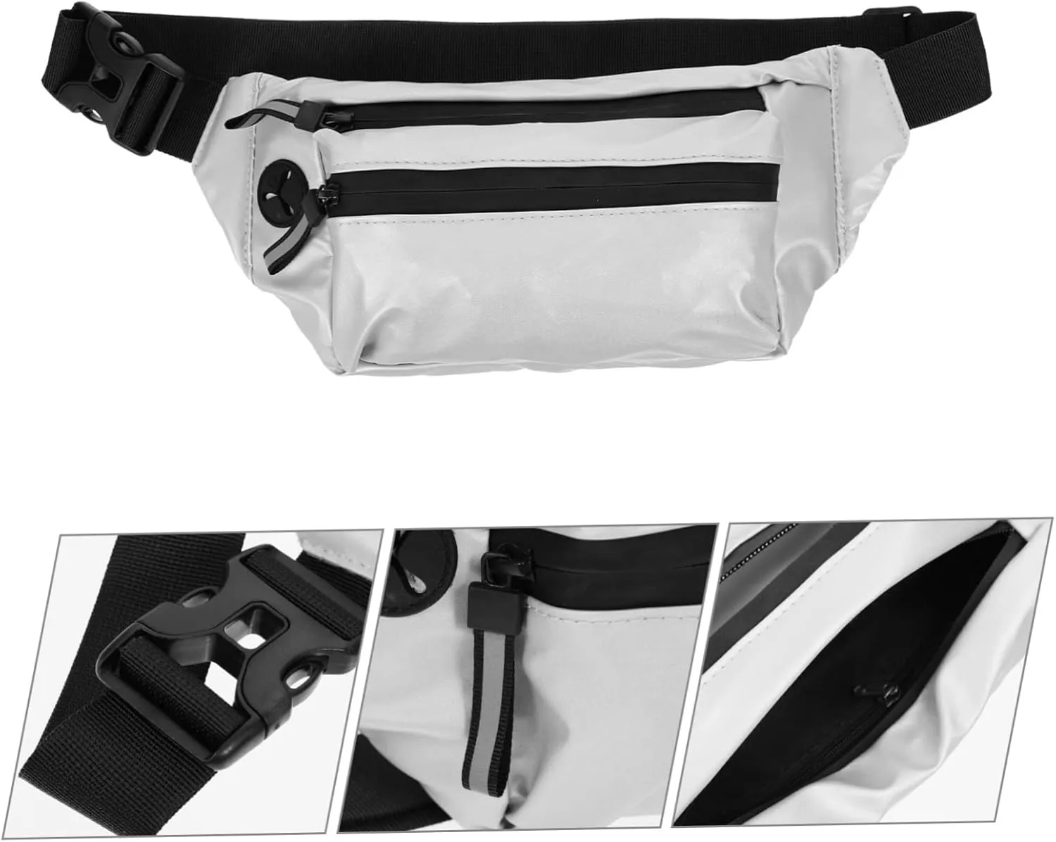 Outdoor Chest Pack Men's Fanny Pack Phone Pouch Oxford Cloth Crossbody Bag Comfortable Shoulder Belt for -day Use