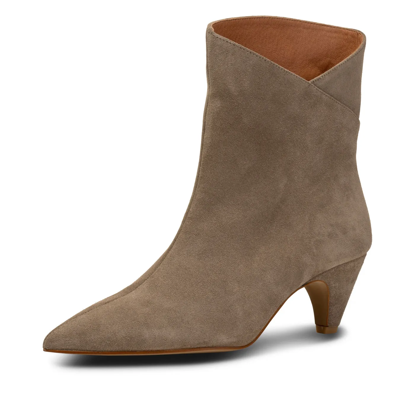 Paula boot suede - TAUPE