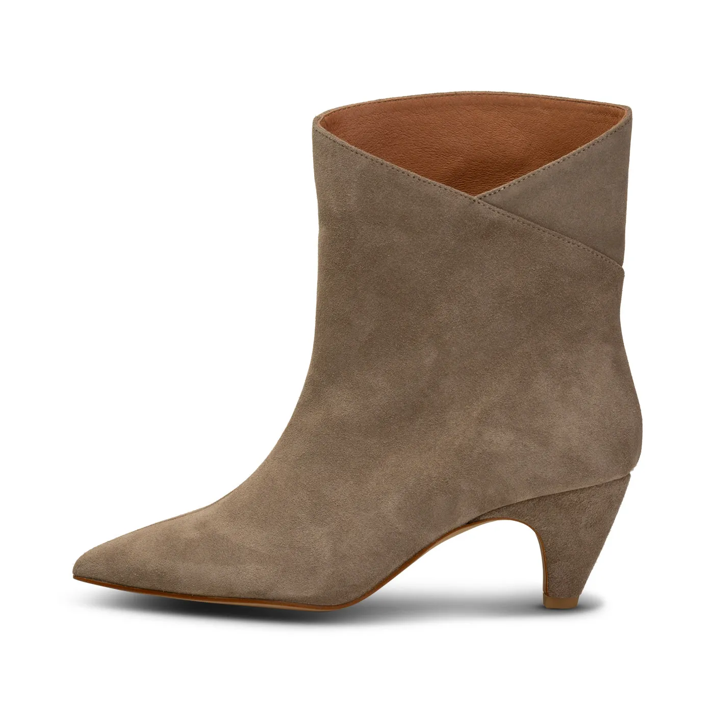 Paula boot suede - TAUPE