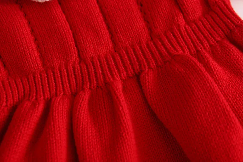 Petite Knit® Classic Red Romper
