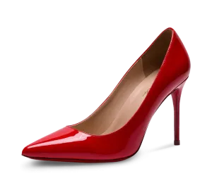 Pointed Toe Red Sole High Heel Pumps