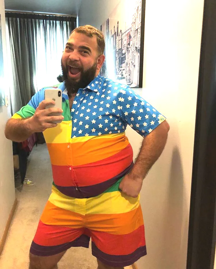 Pride Men's Romper - American Patriot