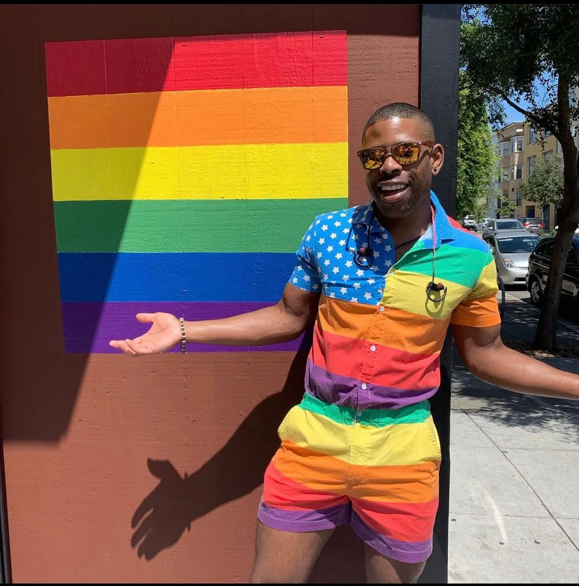 Pride Men's Romper - American Patriot