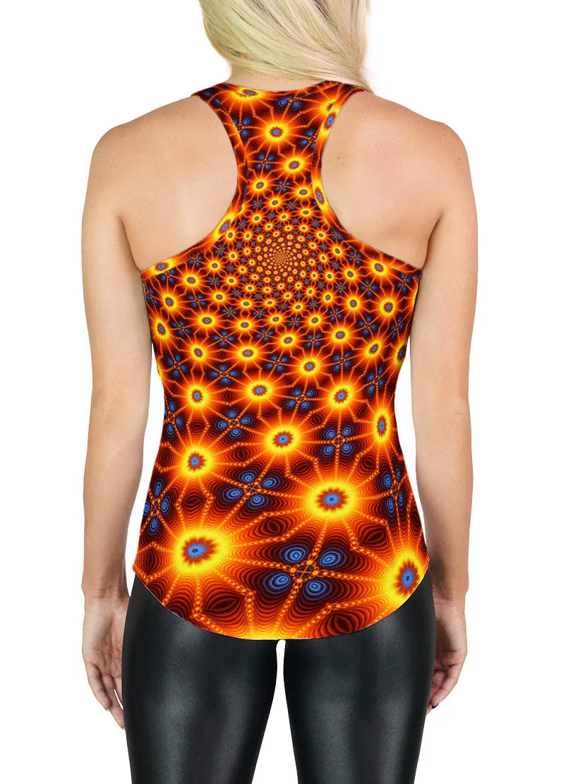 Psychedelic Tank | Racerback Top | Festival Clothing | CactiSpiral