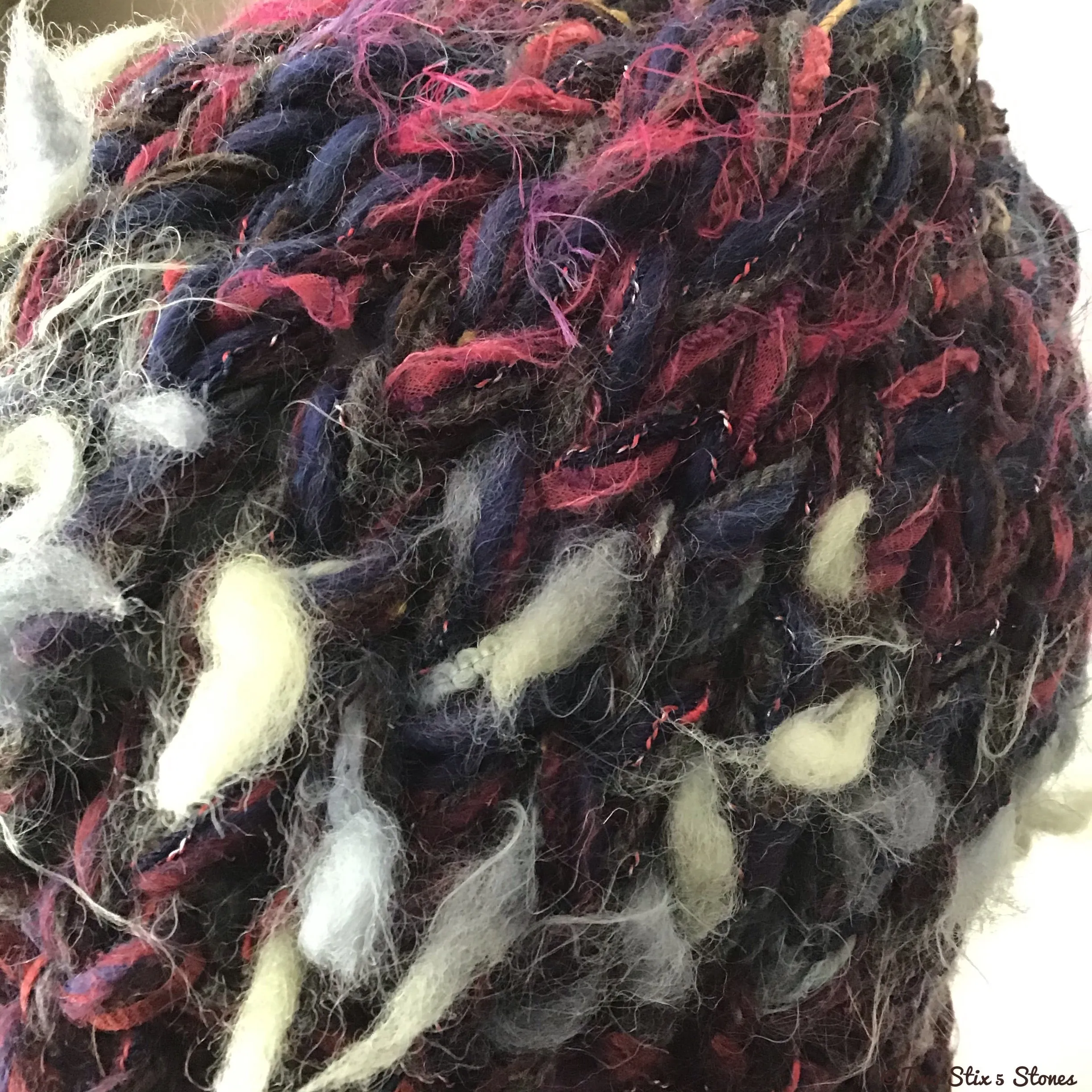 Purple Tweed Knit Beanie
