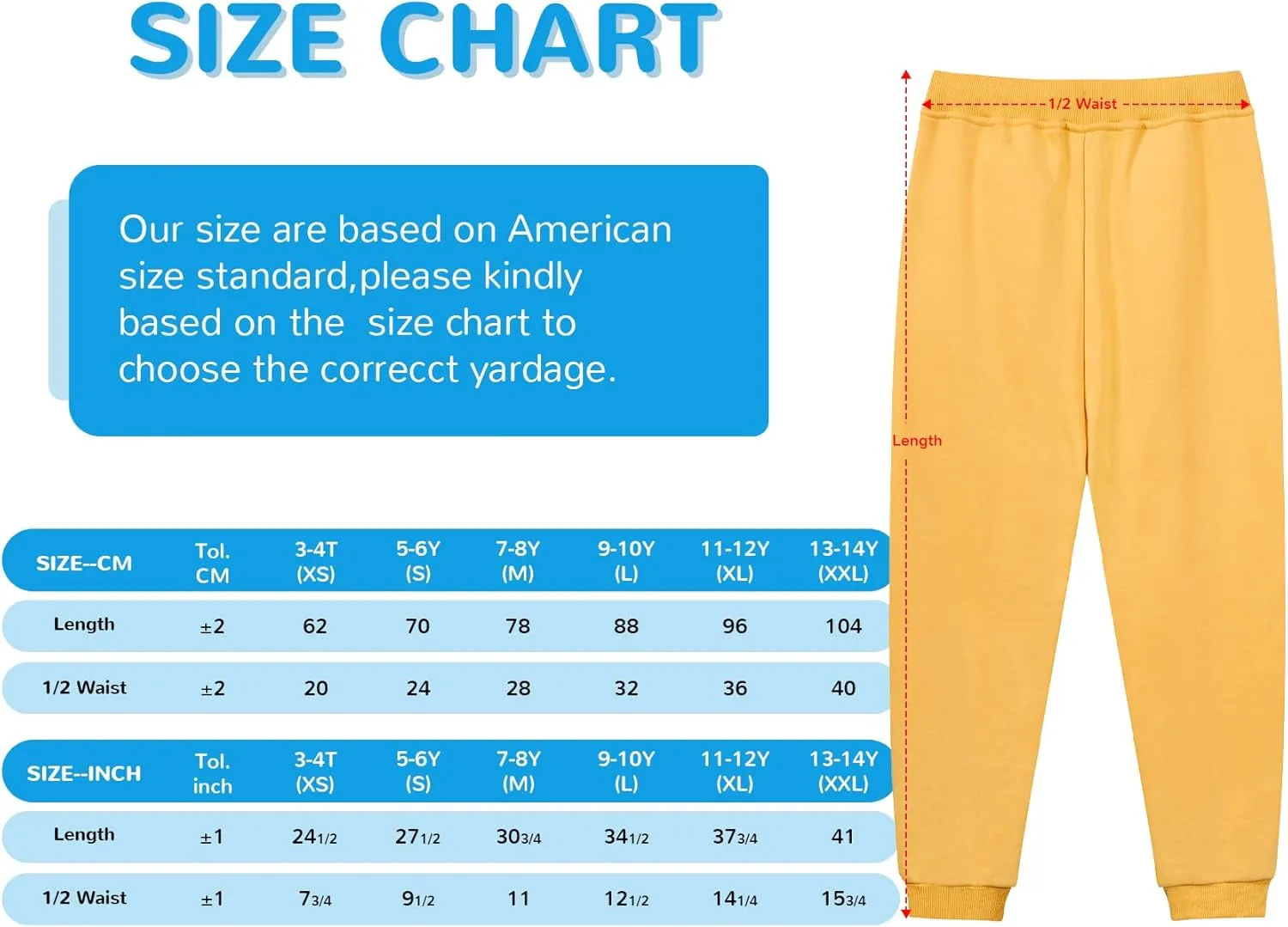 QBK Toddler to Youth Soft Brushed Fleece Jogger Sweatpants Kids Pants with Pockets for Boys and Girls
