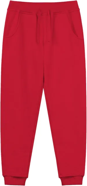QBK Toddler to Youth Soft Brushed Fleece Jogger Sweatpants Kids Pants with Pockets for Boys and Girls