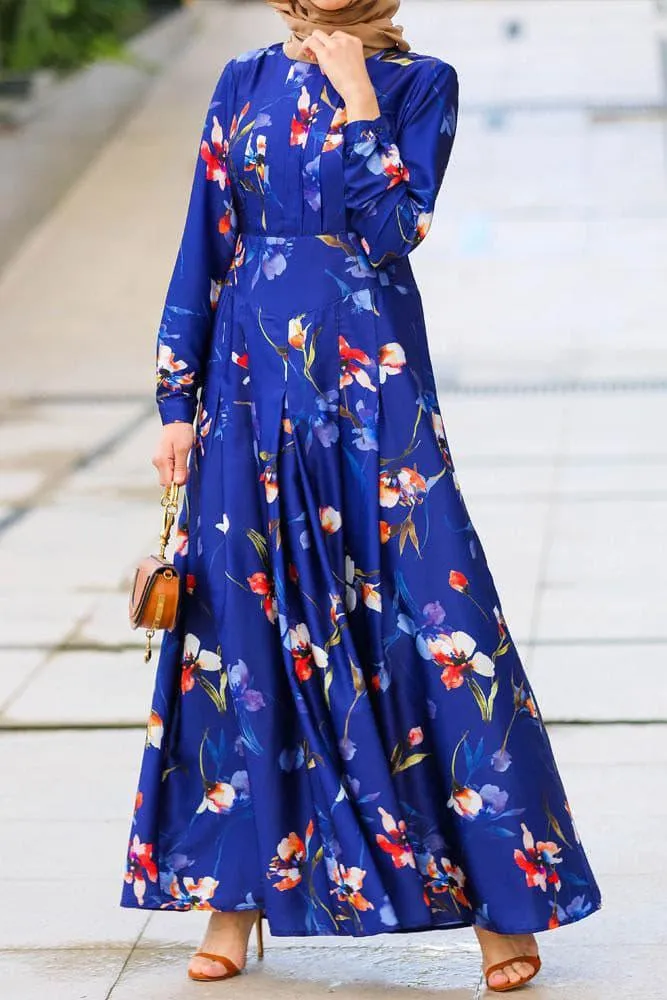 Raindrops Modest Dress