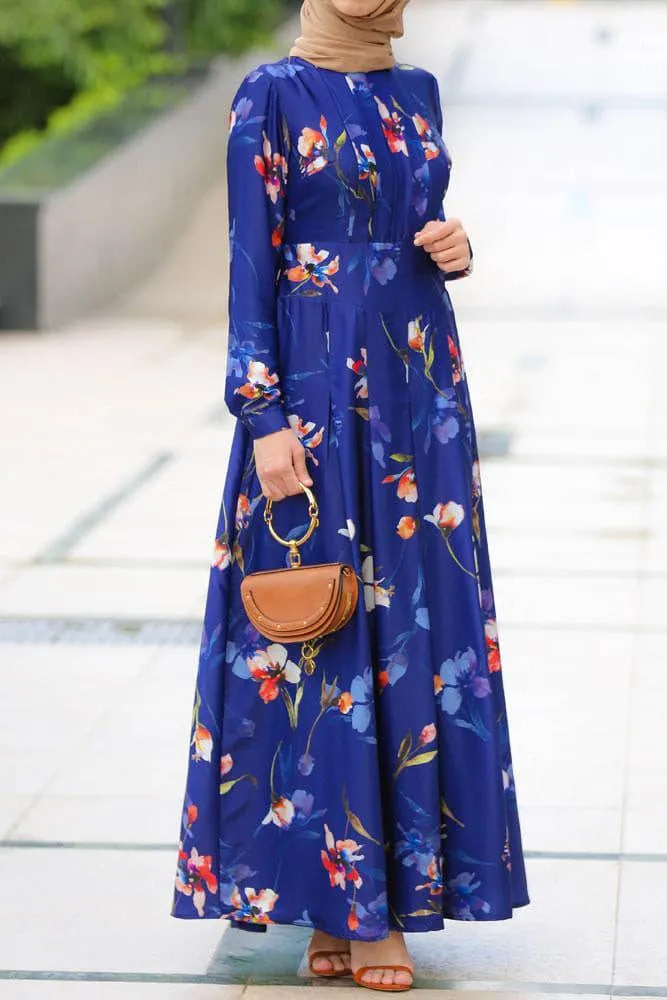 Raindrops Modest Dress