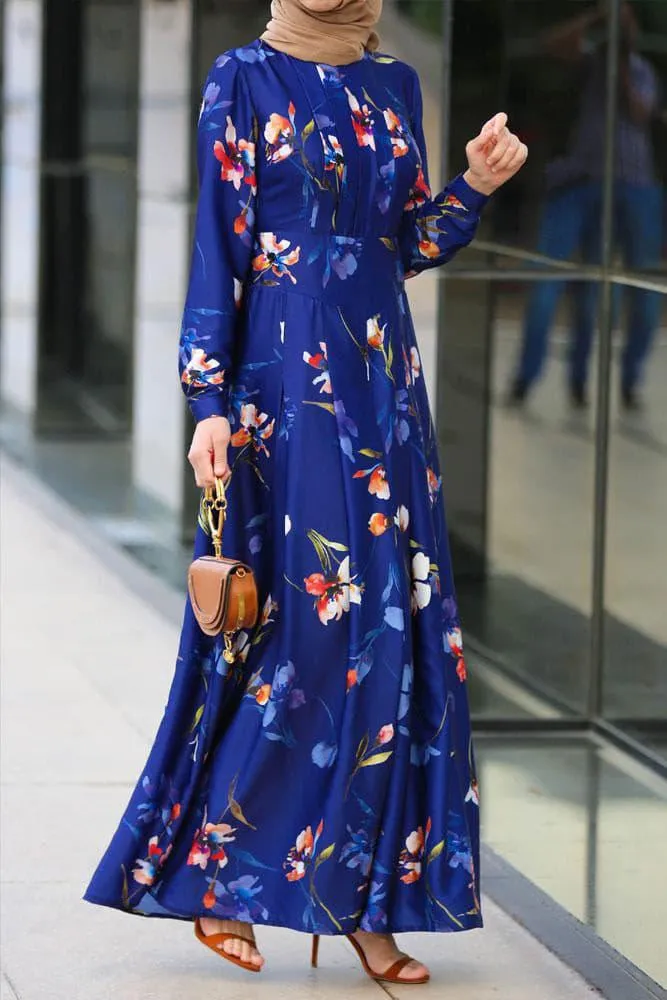 Raindrops Modest Dress