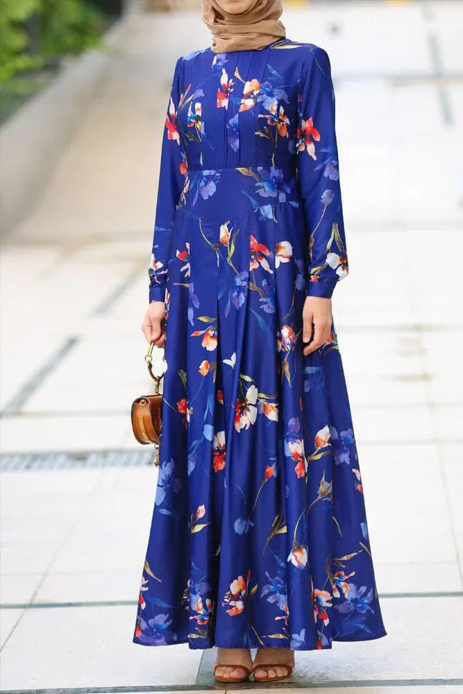 Raindrops Modest Dress