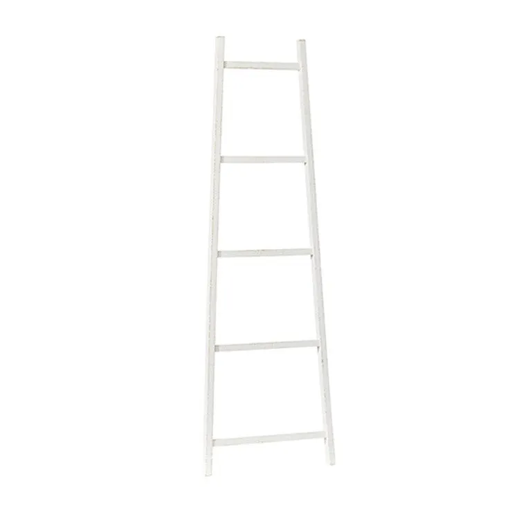 Raz Imports Boxwood 6' White Ladder