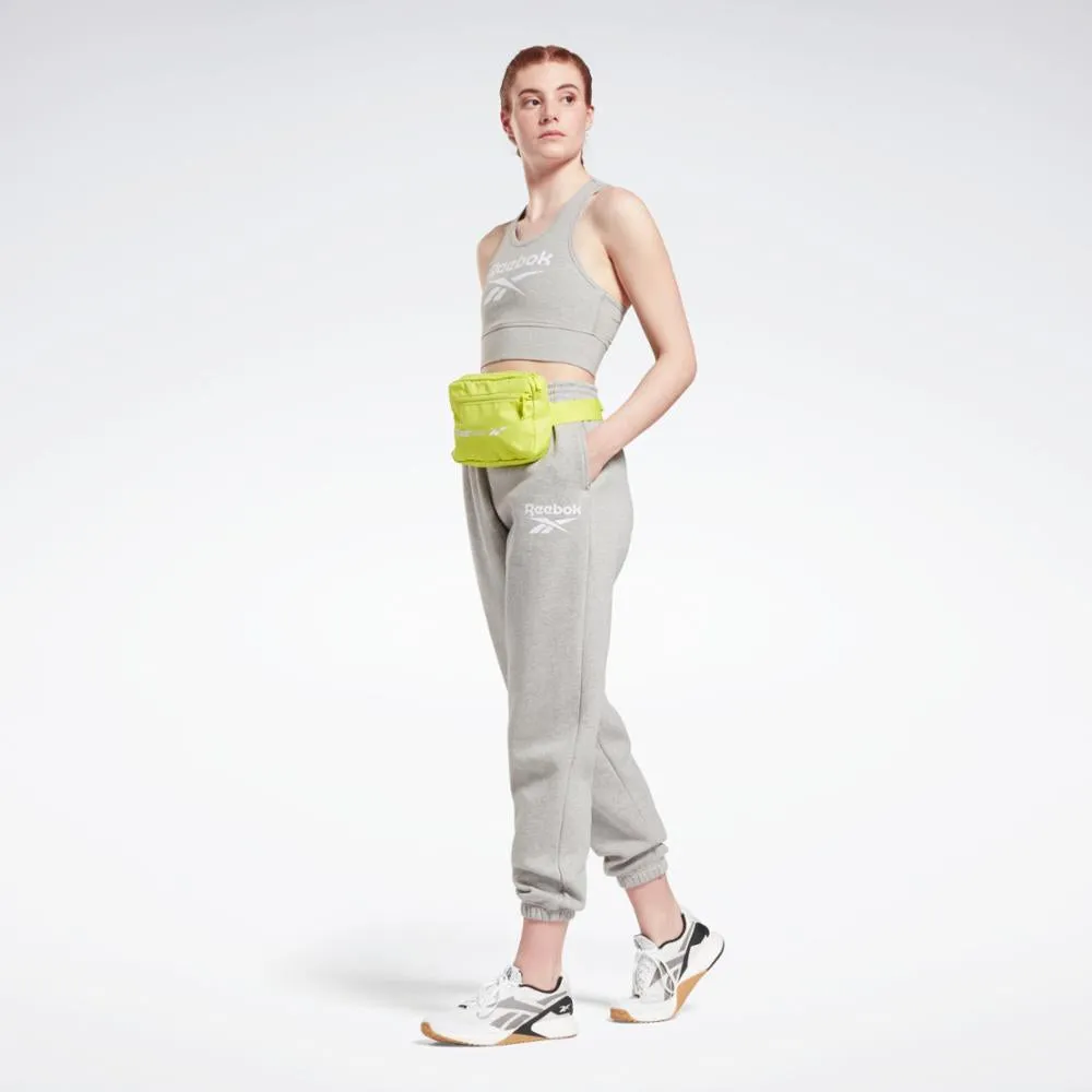 Reebok Apparel Women Reebok Identity Sports Bra MGREYH/WHITE