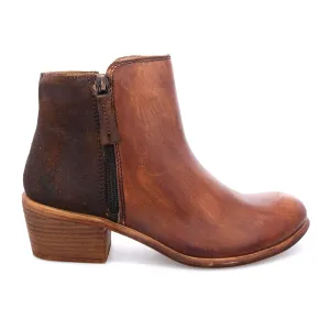 ROAN Liz Heeled Ankle Boot (Women) - Tan Crust Suede