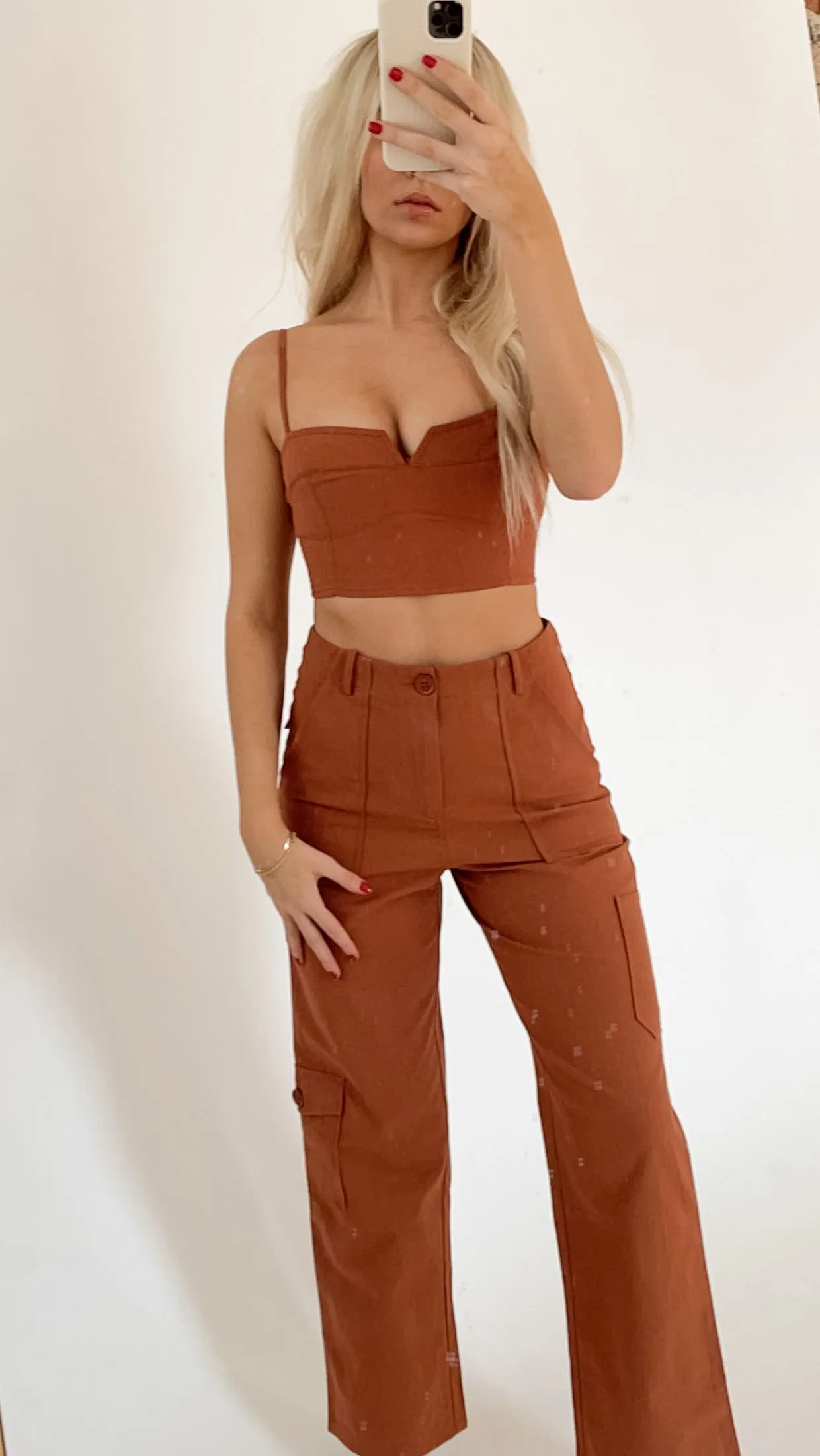 Rust Cargo Pants