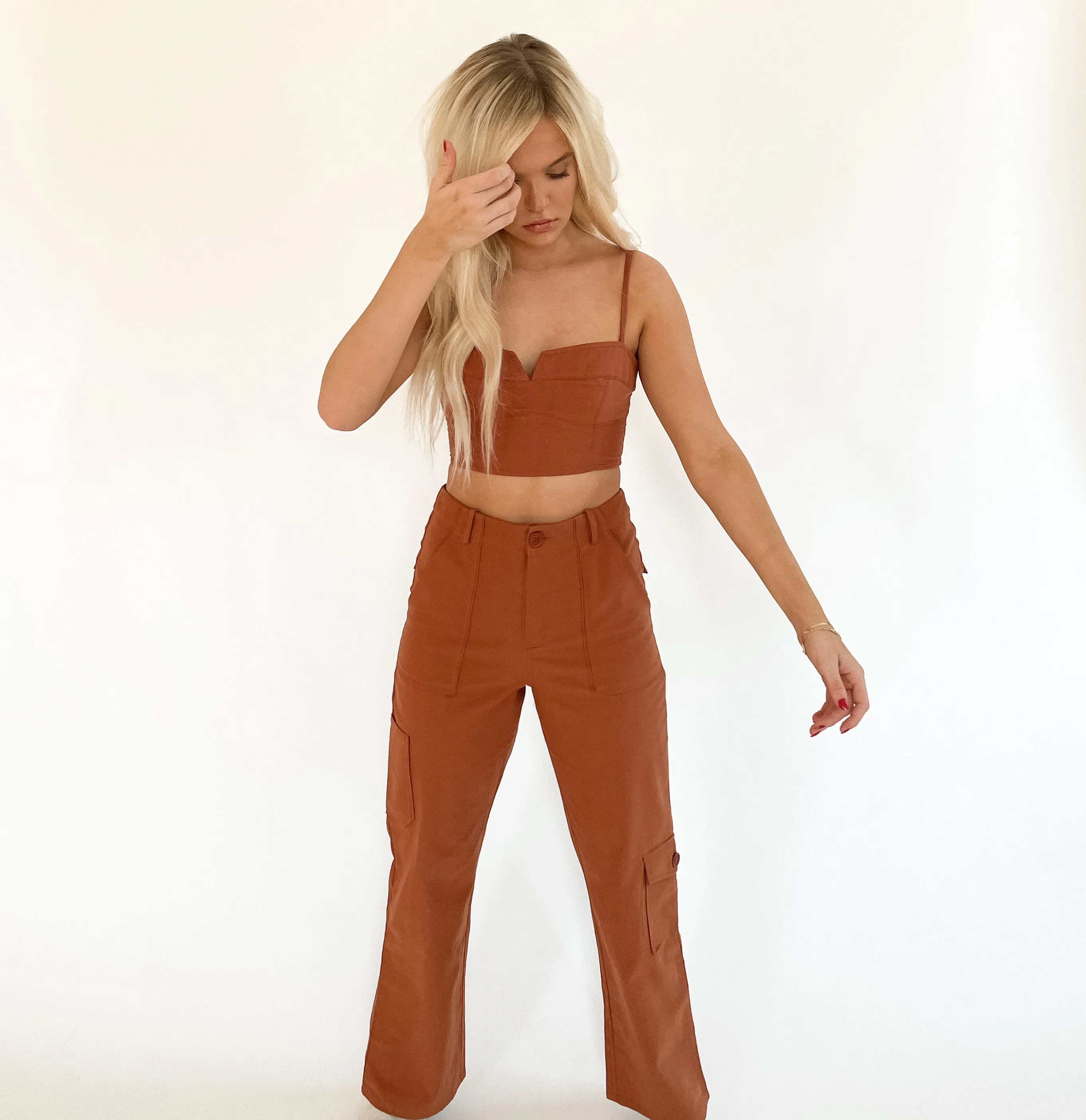 Rust Cargo Pants