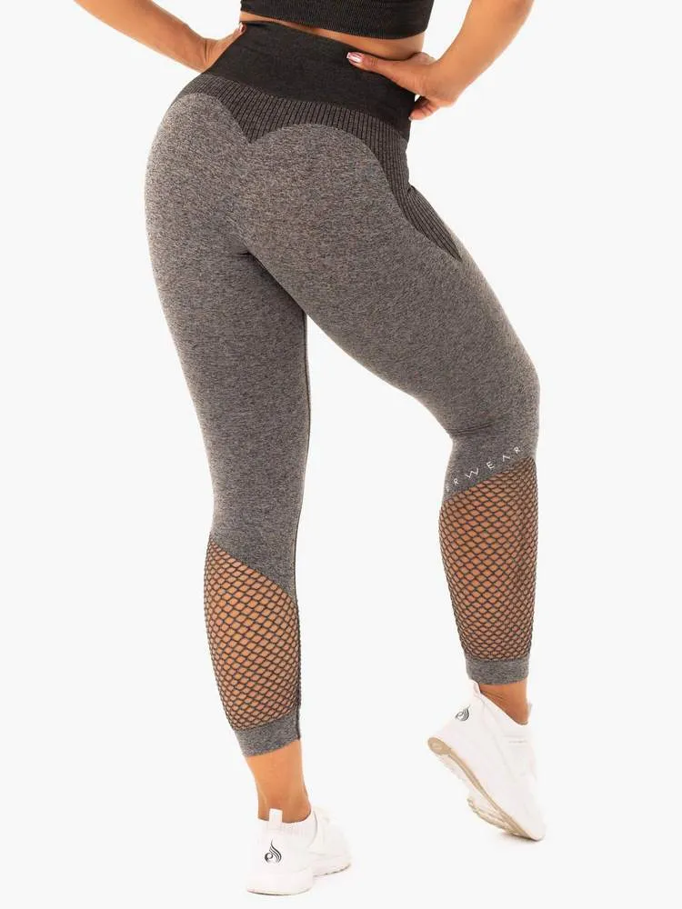 Ryderwear Oasis Seamless Leggings - Black Marl