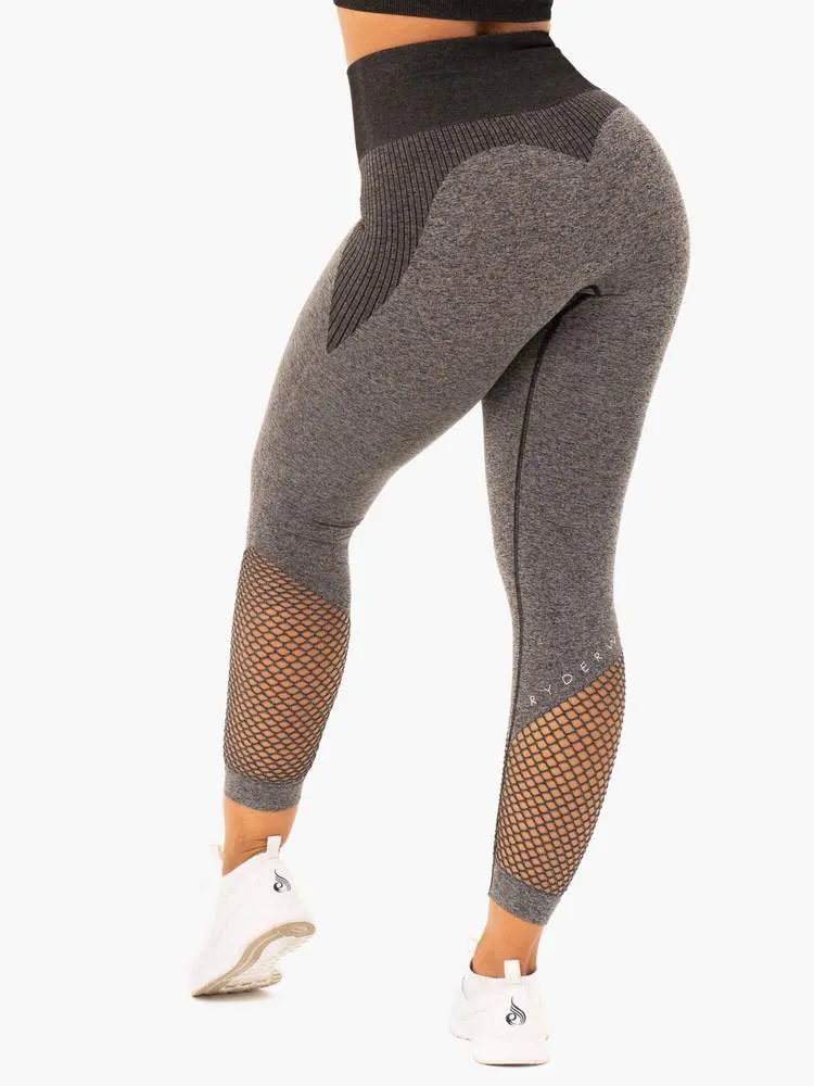 Ryderwear Oasis Seamless Leggings - Black Marl