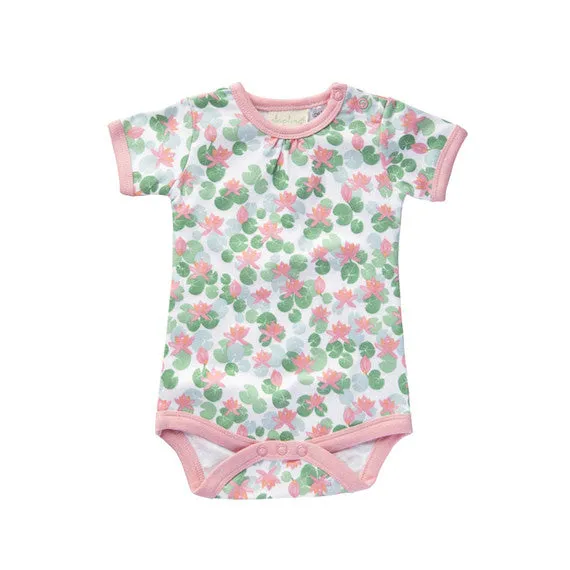 Sapling Floating Lotus  Short Sleeve Bodysuit