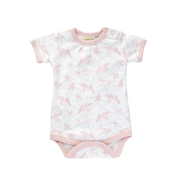 Sapling Galaxy Bear Pink  Short Sleeve Bodysuit