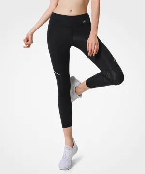 Sculpt High-Waisted Airhole Running Leggings 22"| Women's High Support Leggings