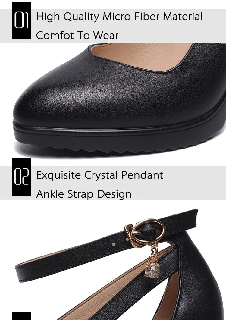 Sexy No Slip Professional Strappy Pumps