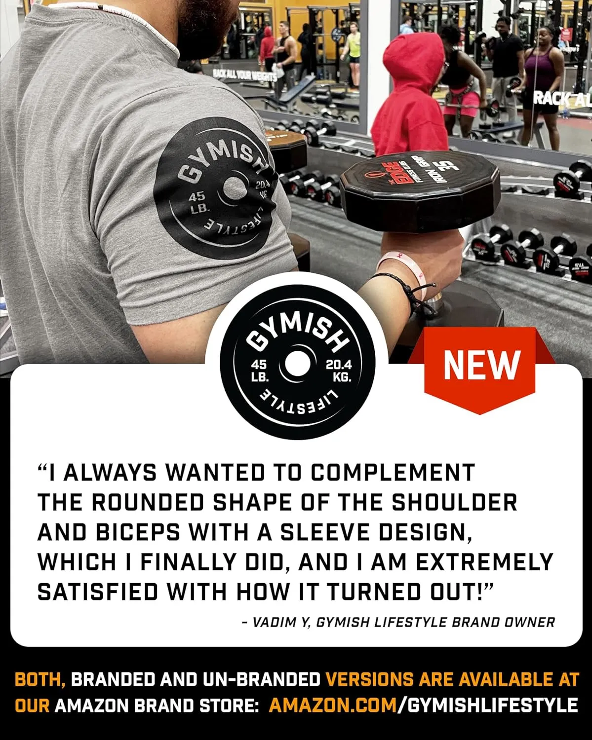 Shock The World Make It Happen Simple Weightlifting Workout Gym Tshirt