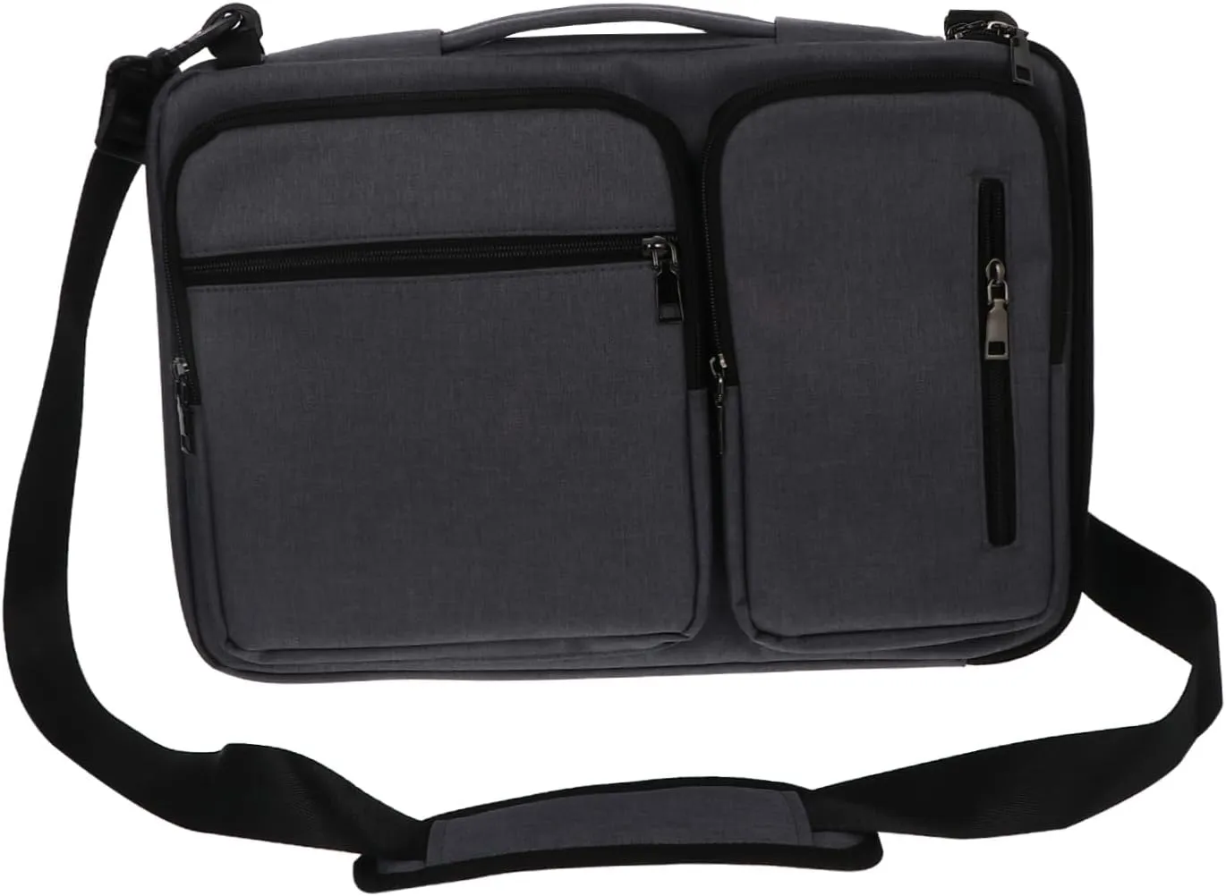 Shoulder Bag for Men Handbag Multi-layer Design Waterproof Material Comfortable Shoulder Strap for Work Travel School