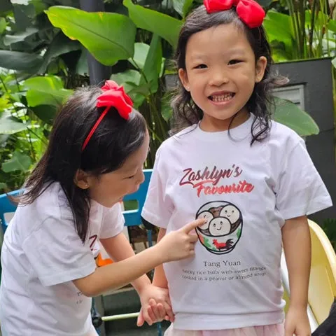 Singapore Food Heritage Clothing - Tang Yuan Romper/ Tee