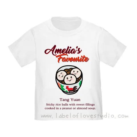 Singapore Food Heritage Clothing - Tang Yuan Romper/ Tee