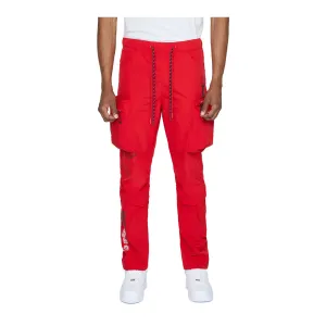 Smoke Rise Mens Utility Nylon Cargo Pants WP23582 Red