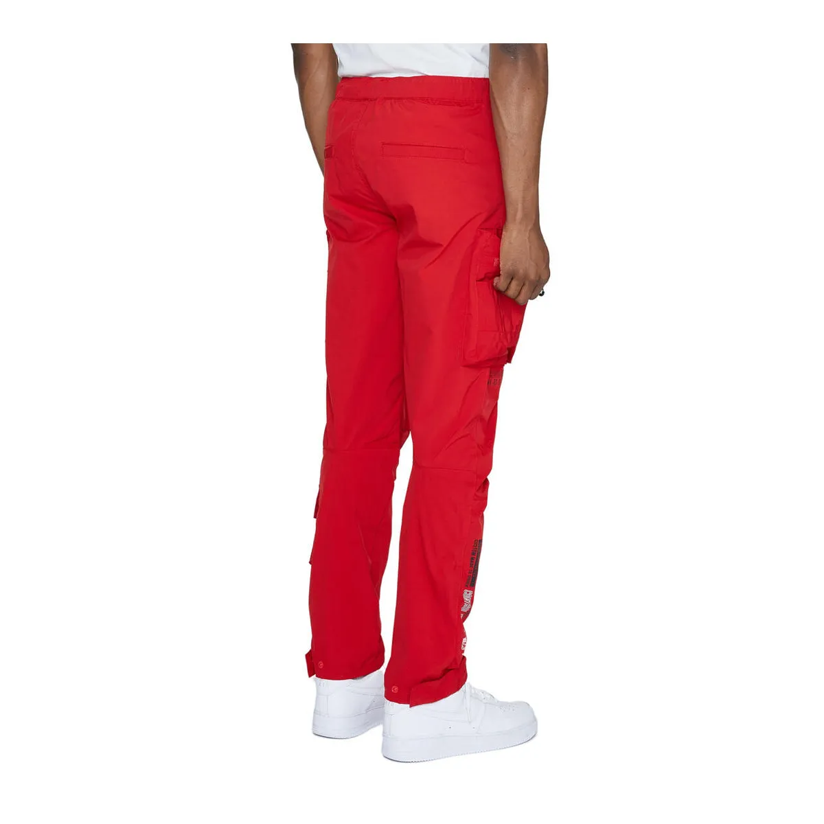 Smoke Rise Mens Utility Nylon Cargo Pants WP23582 Red