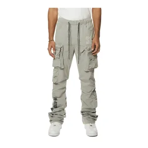 Smoke Rise Mens Utility Nylon Stacked Cargo Pants WP24287-QA Light Gr